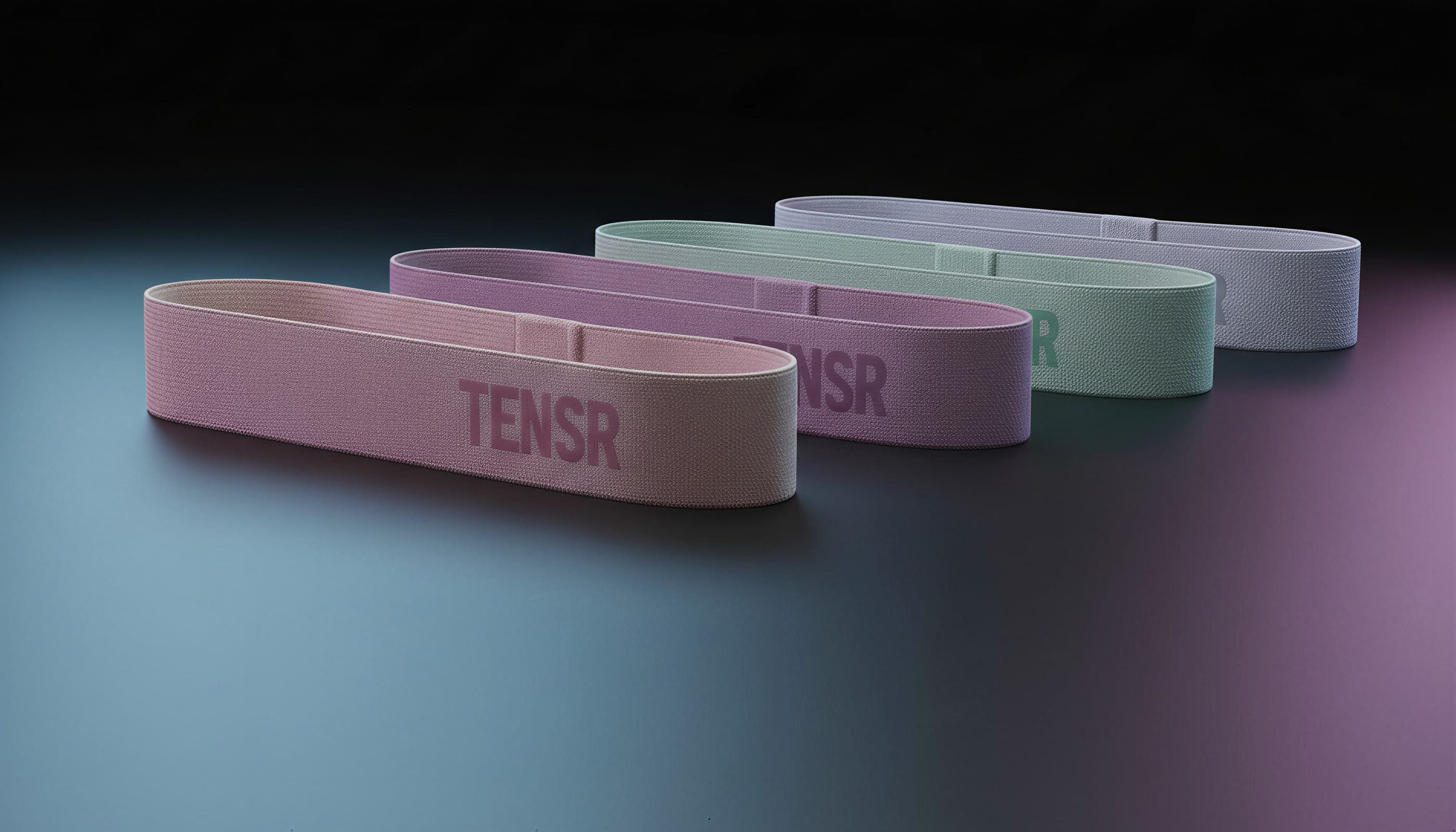The four TENSR bands, brightly lit